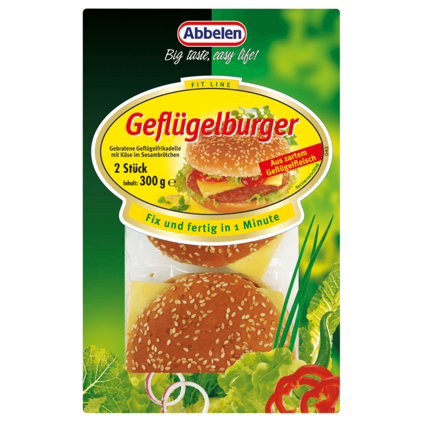 Abbelen Geflügelburger 2x150g